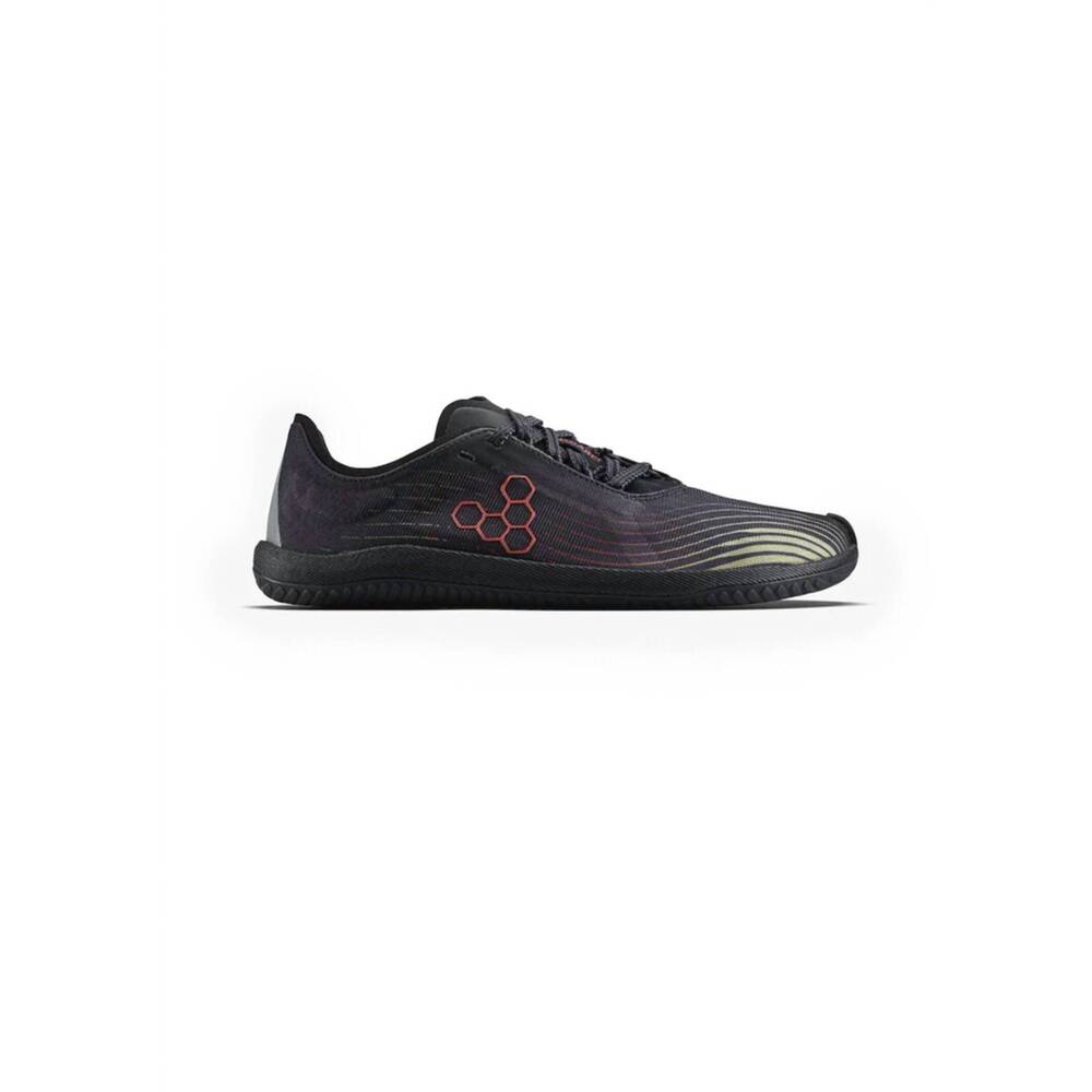 NEW VIVO men's primus flow shoes in obsidian/cherry tomato